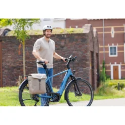 New Looxs  Leeds Single fietstas 19 liter taupe