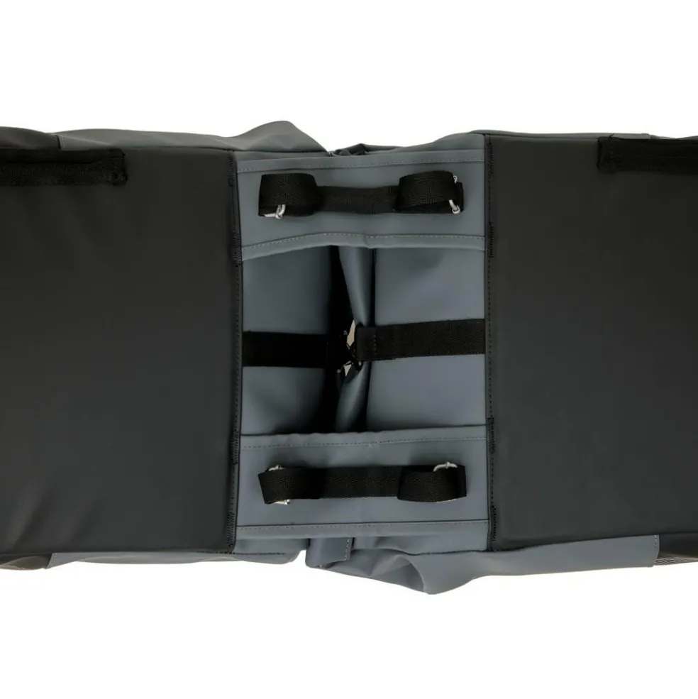 New Looxs Nyborg Double 34 liter fietstas dark grey black