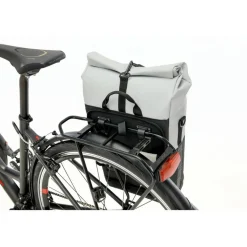 New Looxs  Nyborg Single 17 liter fietstas light grey black