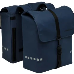 New Looxs Odense Double fietstas 39 liter dark blue