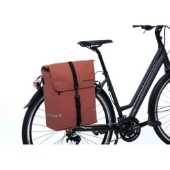 New Looxs  Odense Single fietstas 17,5 liter rust
