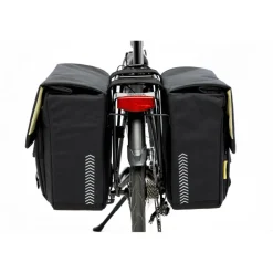 New Looxs  Tulum Double fietstas 32 liter grey green