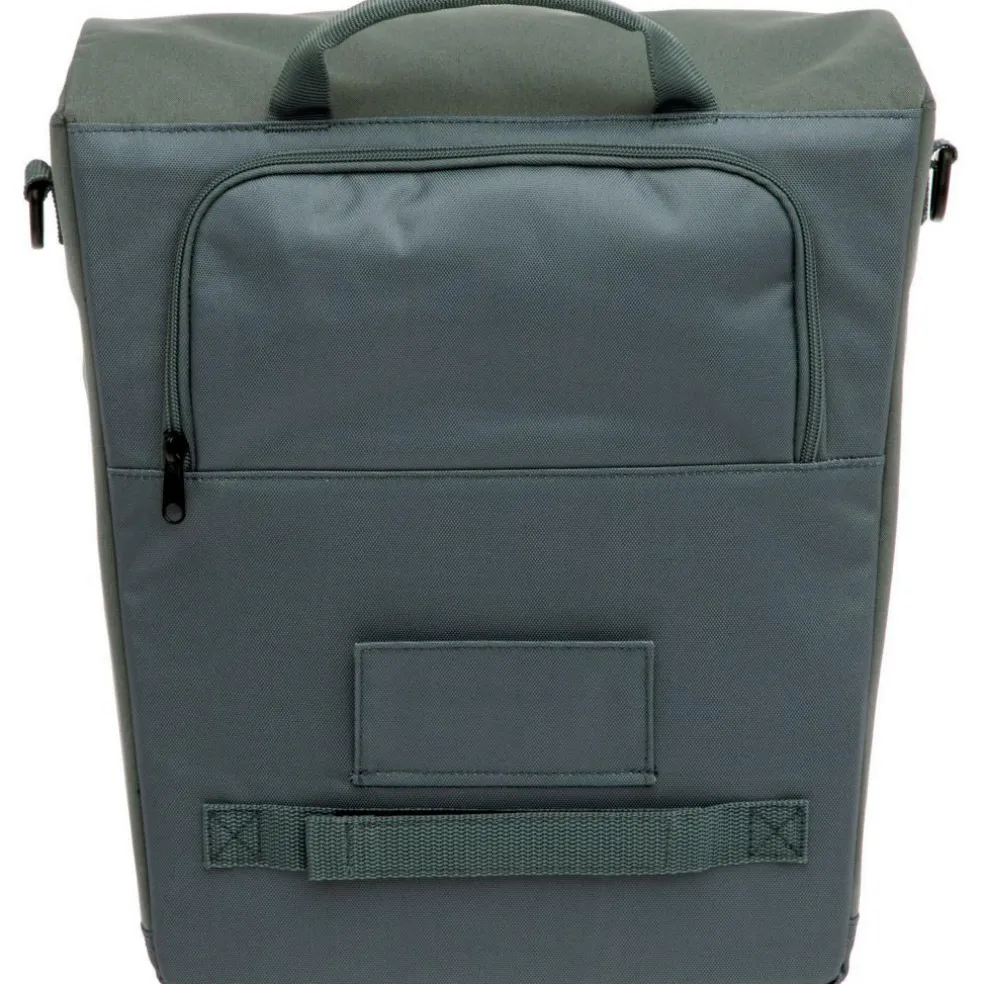 New Looxs Tulum Single fietstas 16 liter grey green