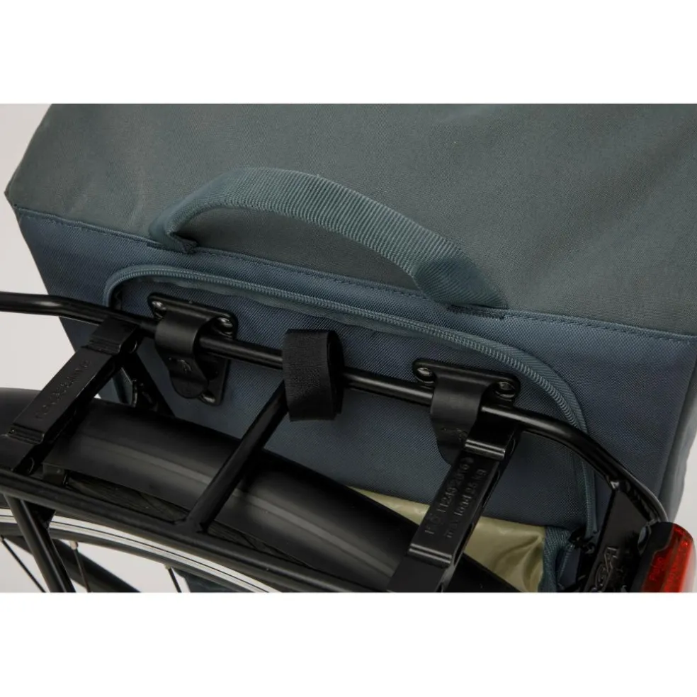 New Looxs Tulum Single fietstas 16 liter grey green