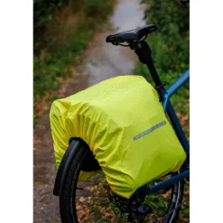 New Looxs Vigo Double fietstas 40 liter black green