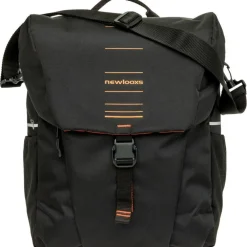 New Looxs  Vigo Single fietstas 20 liter black orange