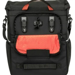 New Looxs  Vigo Single fietstas 20 liter black orange