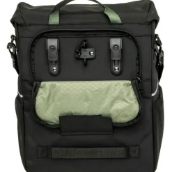 New Looxs  Vigo Single fietstas 20 liter black green