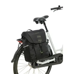 New Looxs  Vigo Single fietstas 20 liter black green