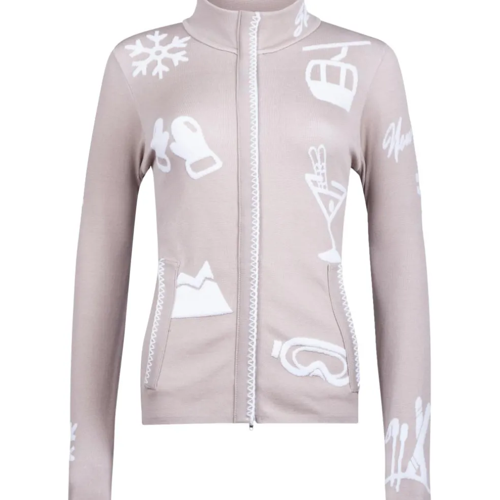 Newland Vertige ski vest dames stone white