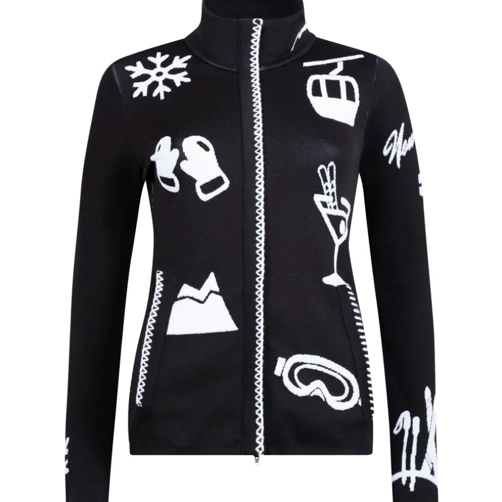 Newland Vertige ski vest dames black white