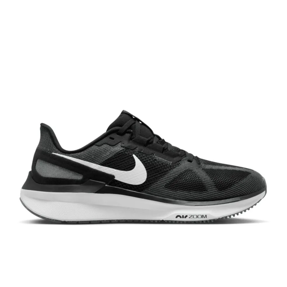Nike Air Zoom Structure 25 hardloopschoenen heren black white iron grey