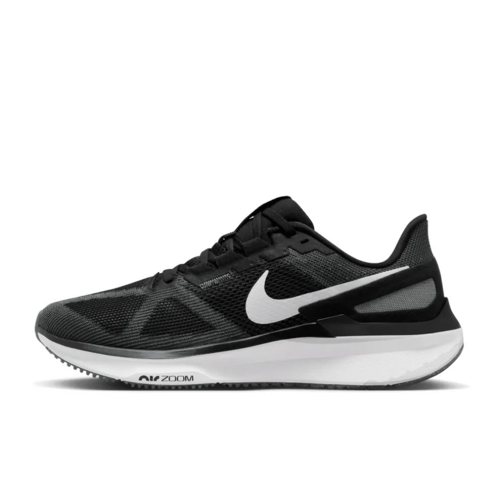 Nike Air Zoom Structure 25 hardloopschoenen heren black white iron grey