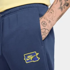 Nike Club FT Bolt joggingbroek heren midnight navy lightening