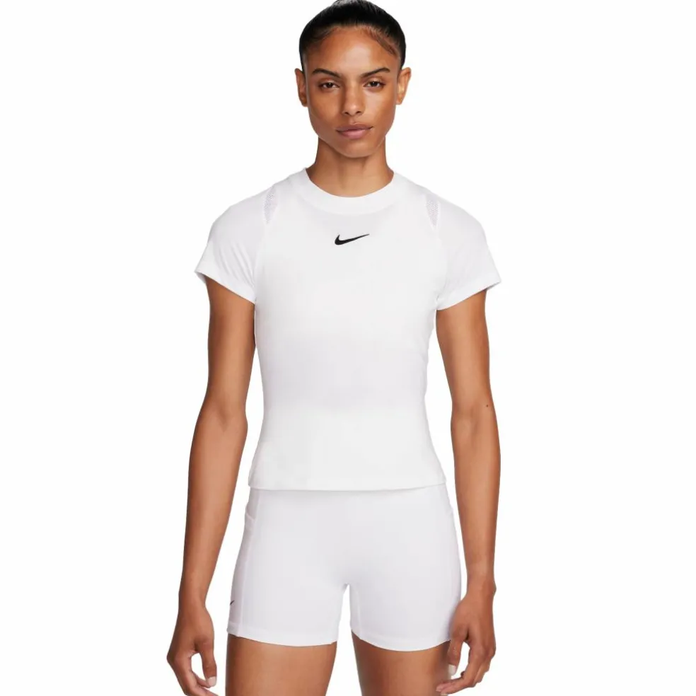 Nike Court Advantage tennisshirt dames white
