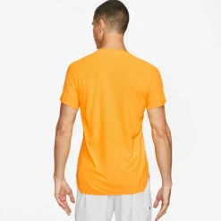 Nike Court Dri-FIT ADV Slam tennispolo heren yellow sundial black