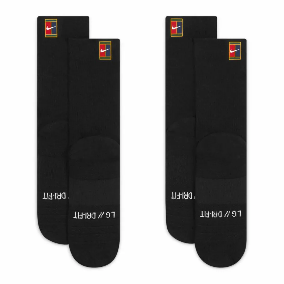 Nike Court Multiplier Cushioned tennissokken heren black