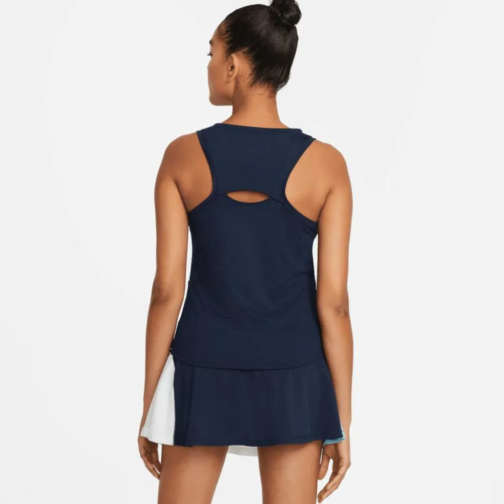 Nike Court Victory tennis tanktop dames obsidian white