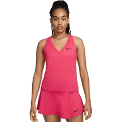 Nike Court Victory tennis tanktop dames aster pink black