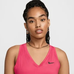 Nike Court Victory tennis tanktop dames aster pink black
