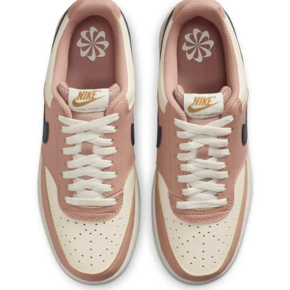 Nike Court Vision Low Next Nature schoenen dames particle pink