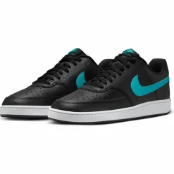 Nike Court Vision Low schoenen heren black dusty cactus white