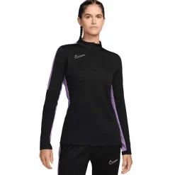 Nike Dri-FIT Academy trainingsshirt dames black raspberry