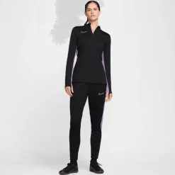 Nike Dri-FIT Academy trainingsshirt dames black raspberry