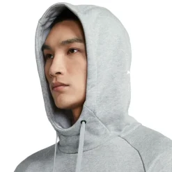 Nike Dri-FIT hoodie heren dark grey heather black