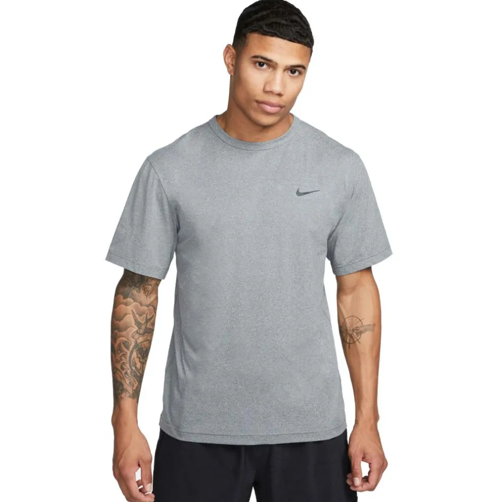 Nike Dri-FIT Hyverse shirt heren smoke grey heather black