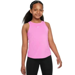 Nike Dri-FIT One tanktop junior playful pink white
