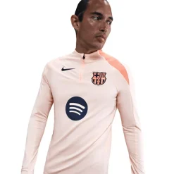 Nike FC Barcelona Strike trainingsshirt heren crimson tint bright mango midnight navy