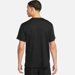 Nike Miler hardloopshirt heren black