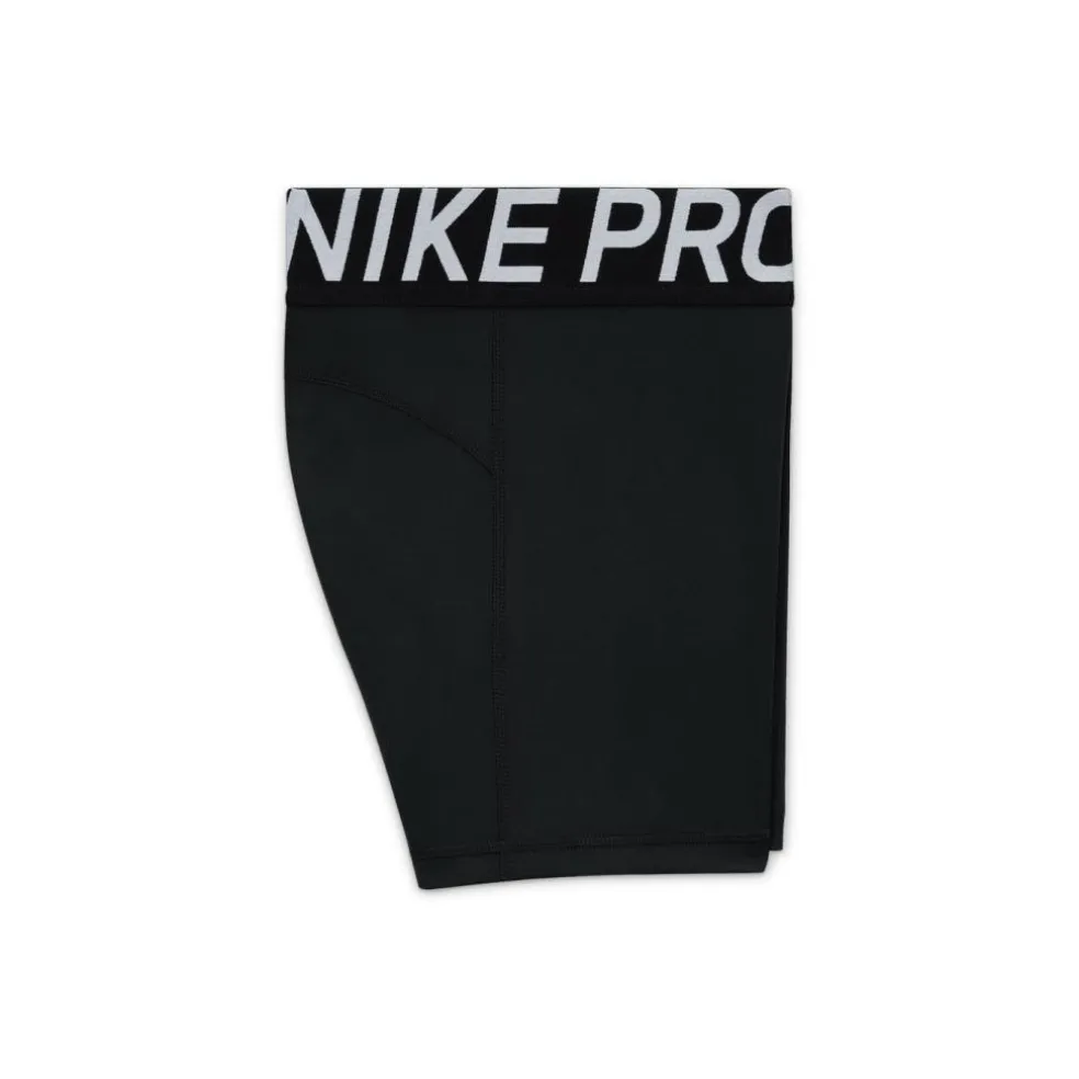 Nike Pro Big Kids' short junior black white
