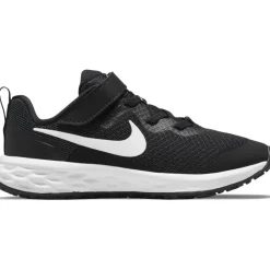 Nike Revolution 6 schoenen junior black dark smoke grey white