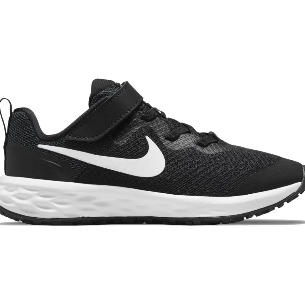 Nike Revolution 6 schoenen junior black dark smoke grey white