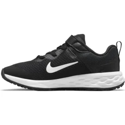 Nike Revolution 6 schoenen junior black dark smoke grey white