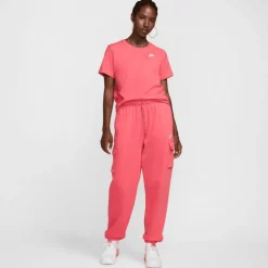 Nike Sportswear Club Essentials shirt dames aster pink