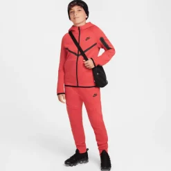Nike Sportswear Tech Fleece vest junior light university red heather black