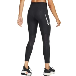 Nike Swoosh Fast hardloopbroek dames black white