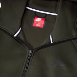 Nike Tech Fleece Windrunner vest heren sequoia medium olive black