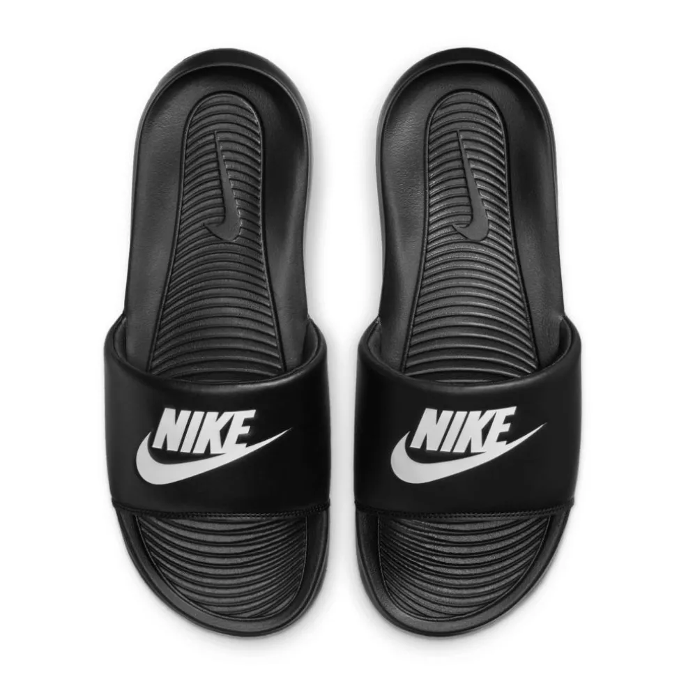 Nike Victori One slippers heren black white