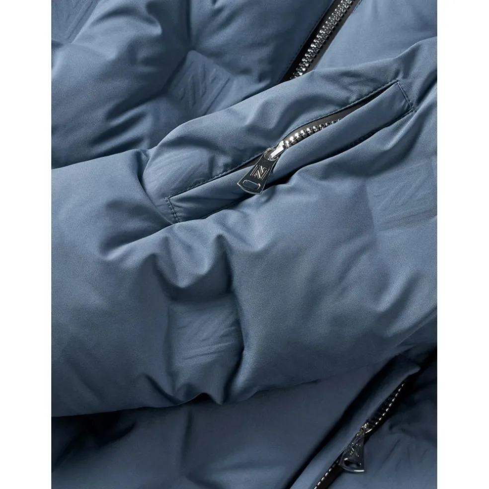 NIKKIE Newport N winterjas dames dusty blue