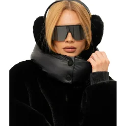 NIKKIE Nineve oorwarmers dames black