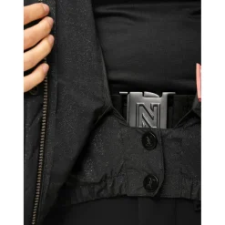 NIKKIE Numa Glitter winterjas dames black