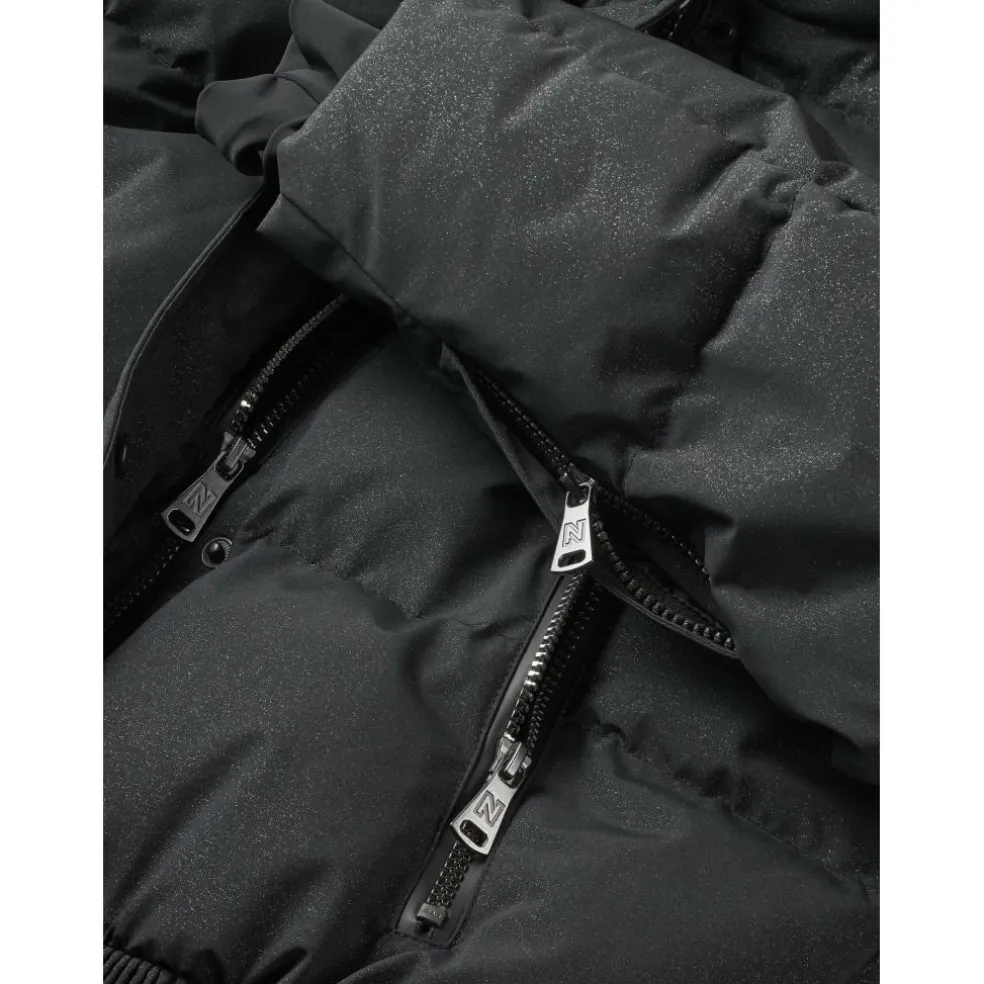 NIKKIE Numa Glitter winterjas dames black