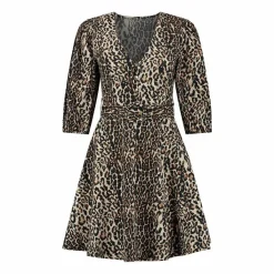 NIKKIE Rachel Structure jurk dames dust black