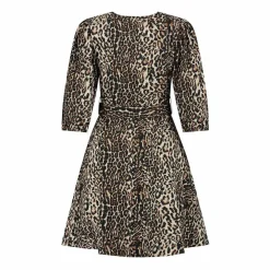 NIKKIE Rachel Structure jurk dames dust black