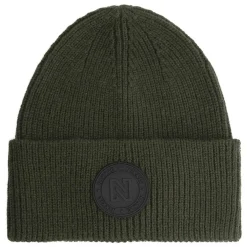 NIKKIE Round Patch muts dames forest green