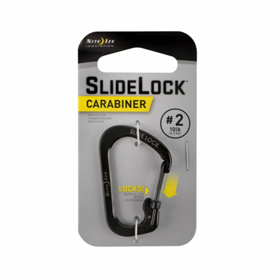 Nite Ize Carabiner #2 Slidelock karabijnhaak black